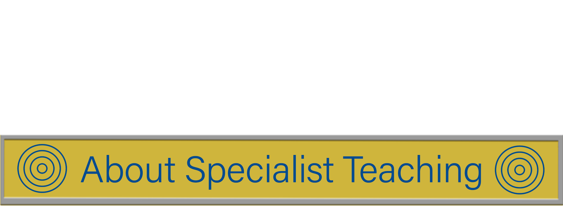 Specialist teaching